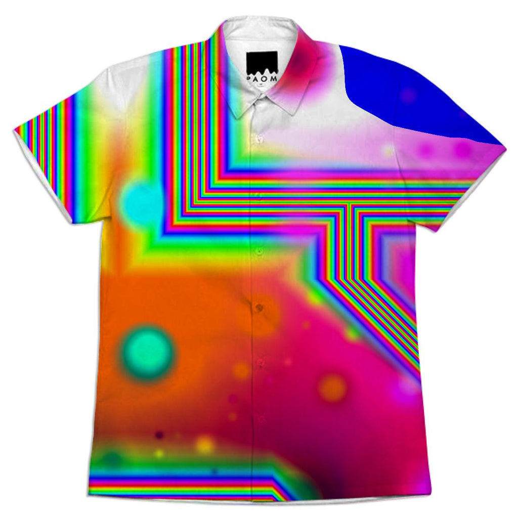 Crossroads of Awakening Abstract Rainbow Doorway