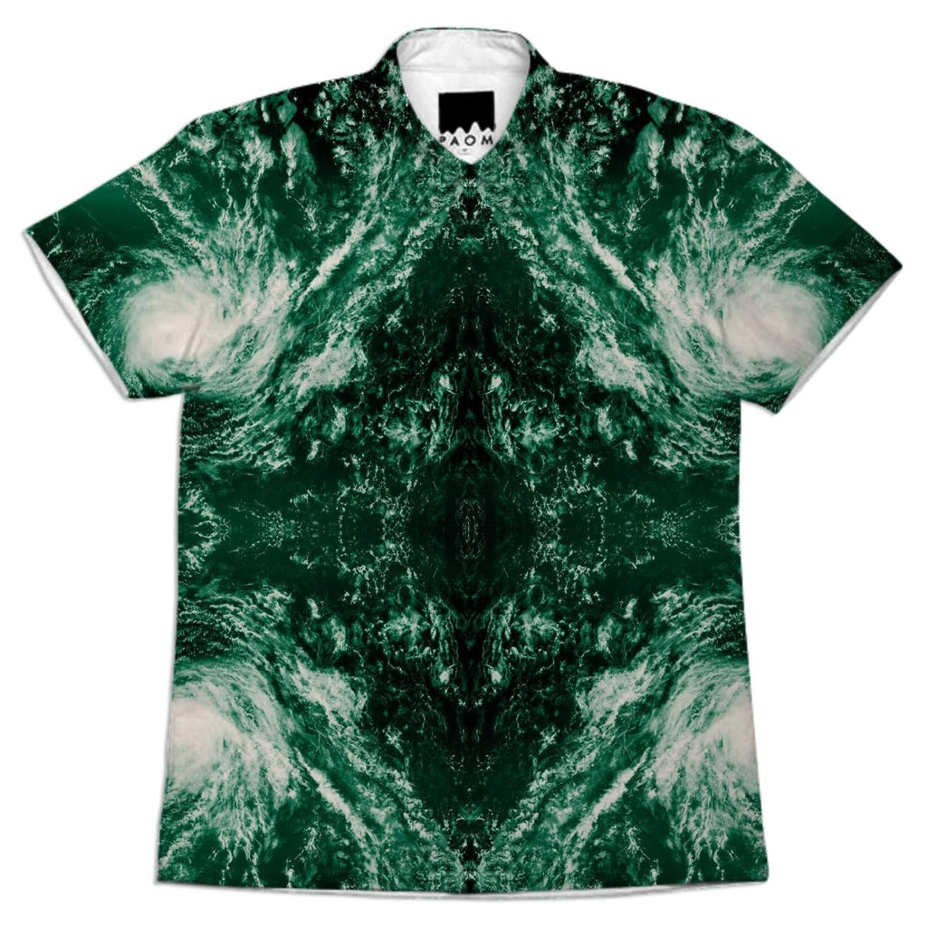 emerald storm button up