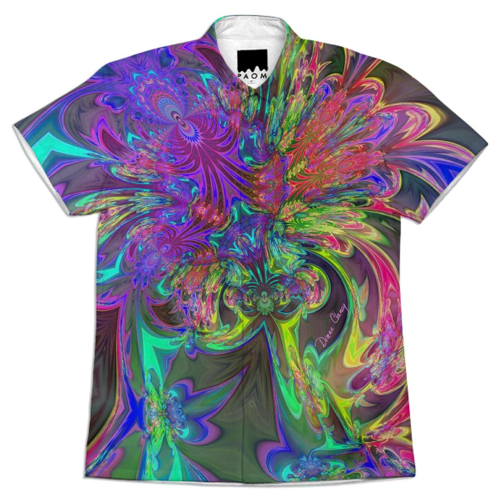 Glowing Burst of Color Abstract Teal Violet Deva