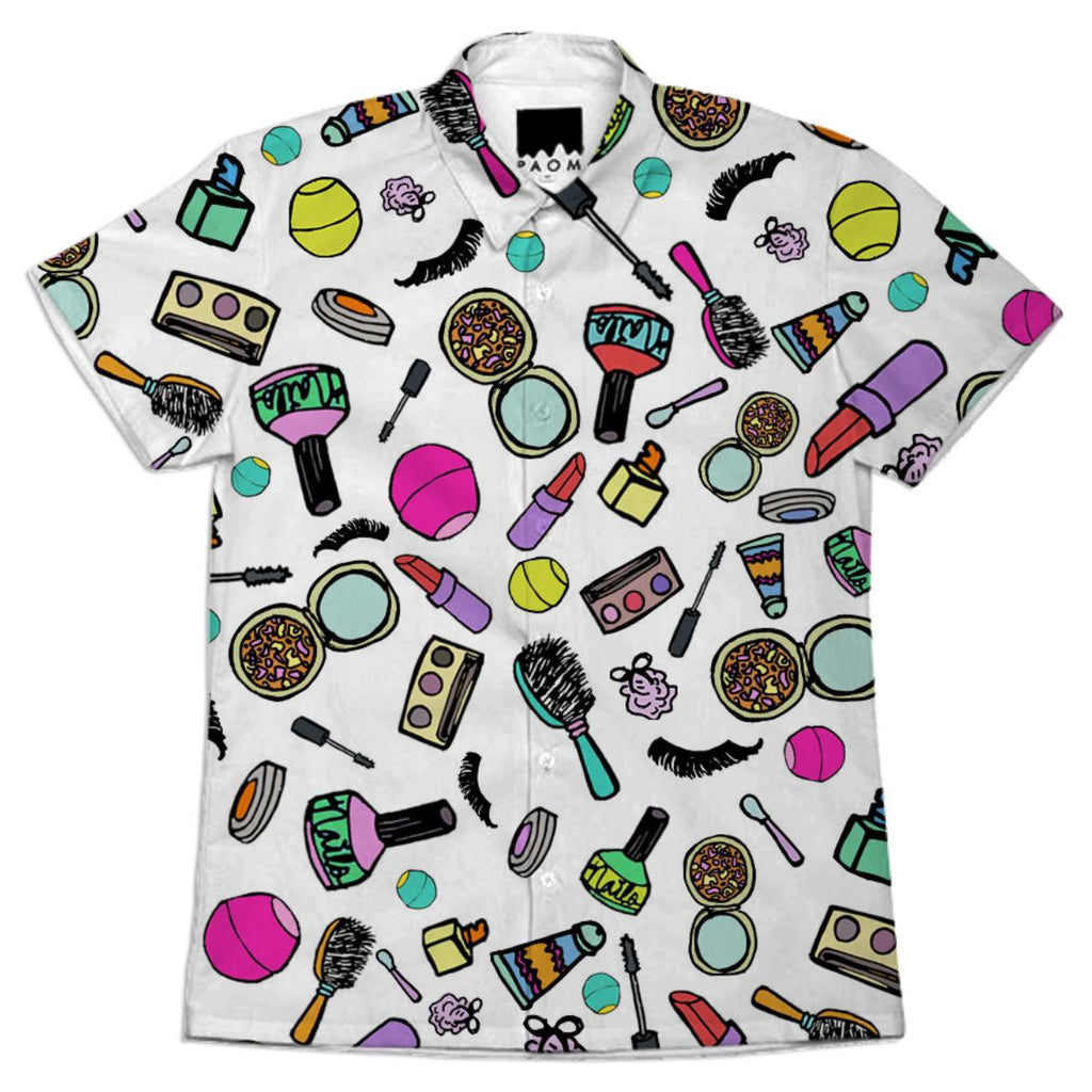 KISS AND MAKEUP MEN S WORKSHIRT