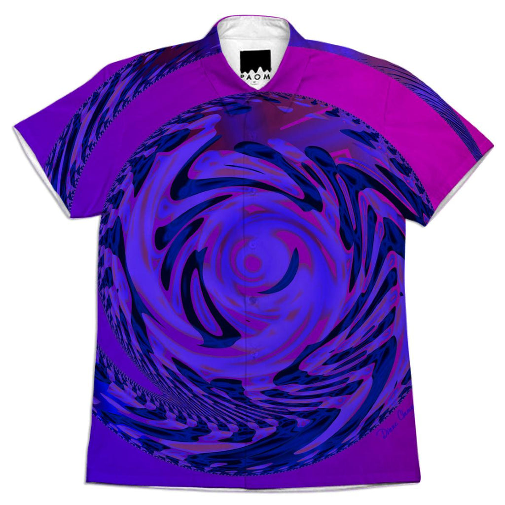 Rose Indigo Spiral Outward into the Cosmos