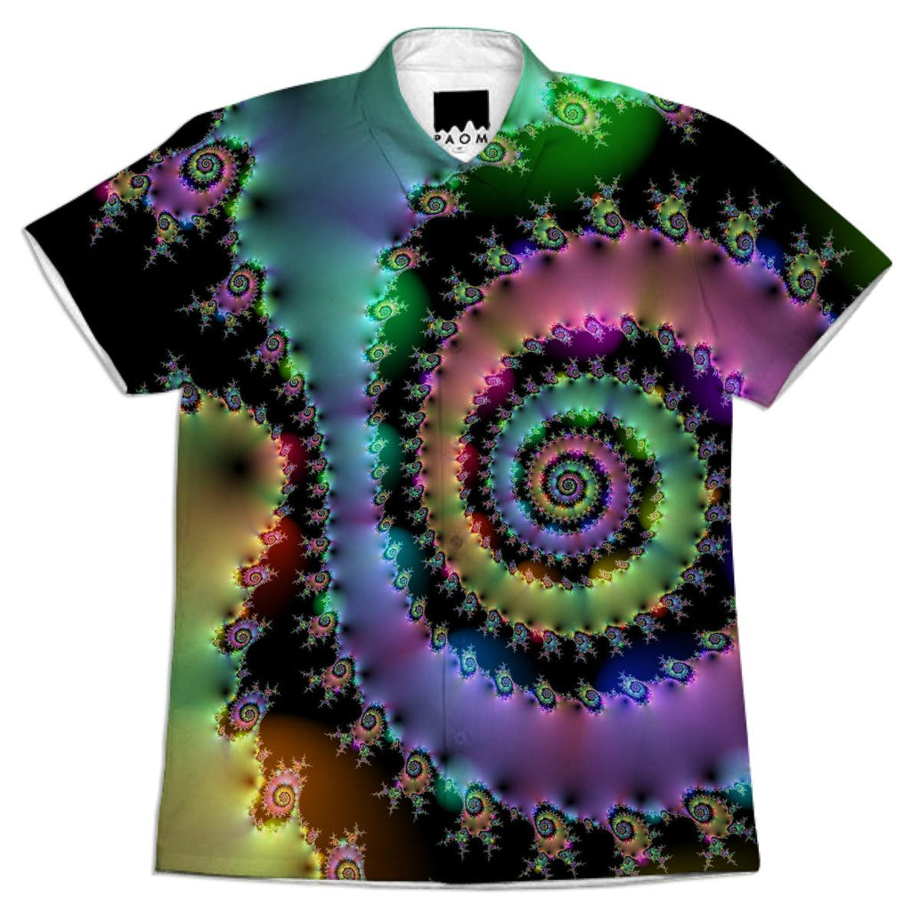 Satin Rainbow Spiral Curves Through the Cosmos