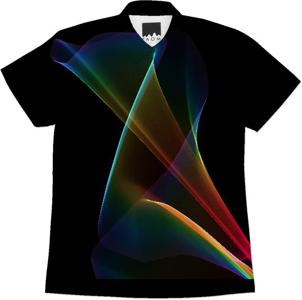 Abstract Rainbow Lily Colorful Fractal Mystical Flower