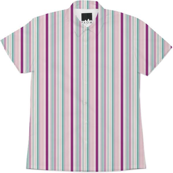 Classic Purple and Aqua Stripes