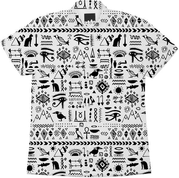 Egyptian Pattern Shirt