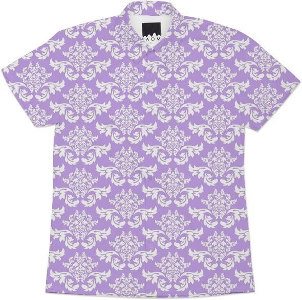 Light Lavender Damask