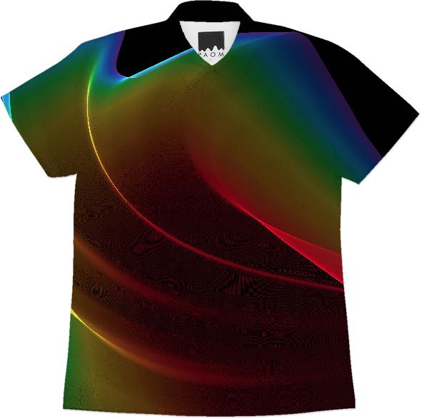 Liquid Rainbow Abstract Fractal Wave of Cosmic Energy