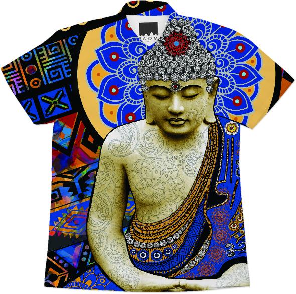 Modern Colorful Buddha Shirt Rhythm of My Mind