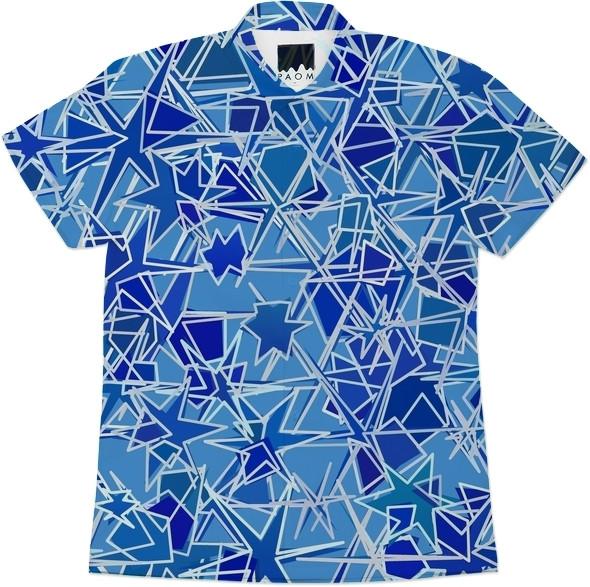 Shattered Blue Glass