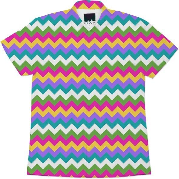 spring easter chevron colorful zigzag