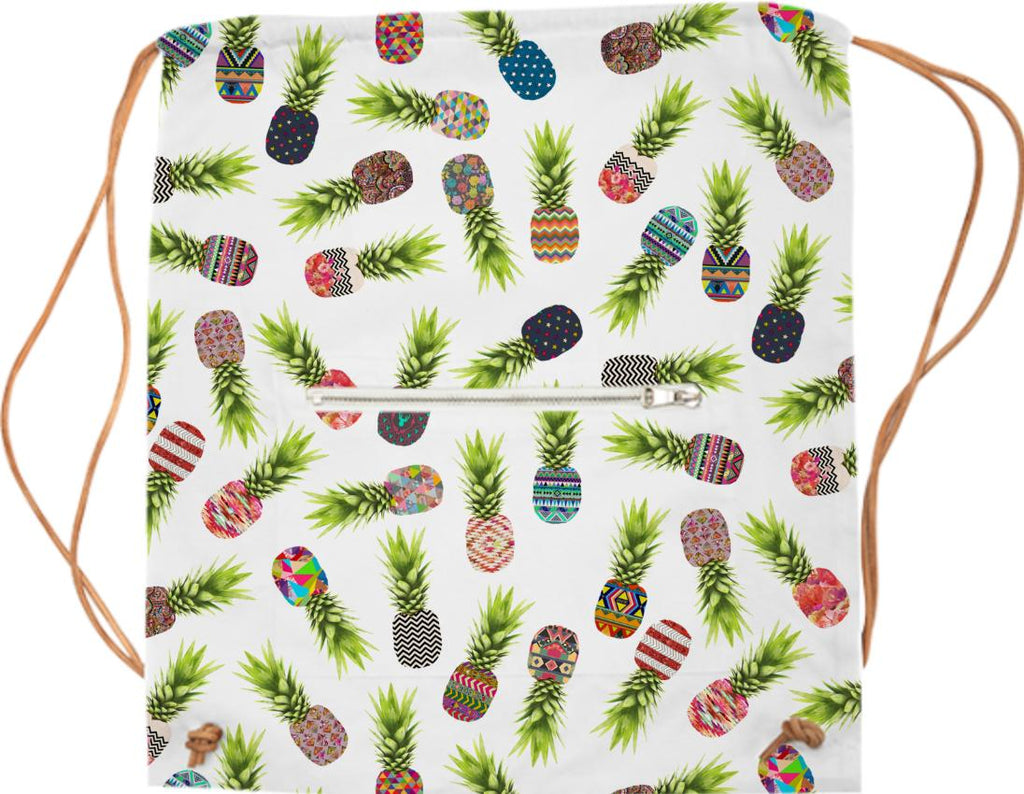 Crazy Pineapple Party Sports Bag