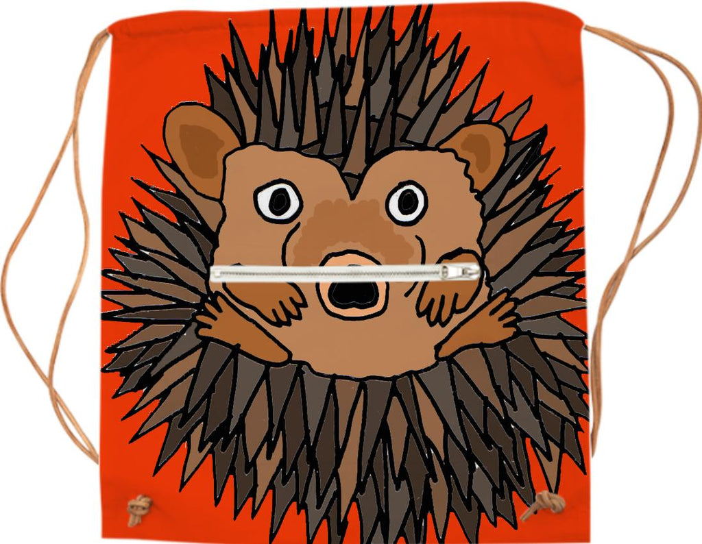 Fun Baby Hedgehog Art Sports Bag