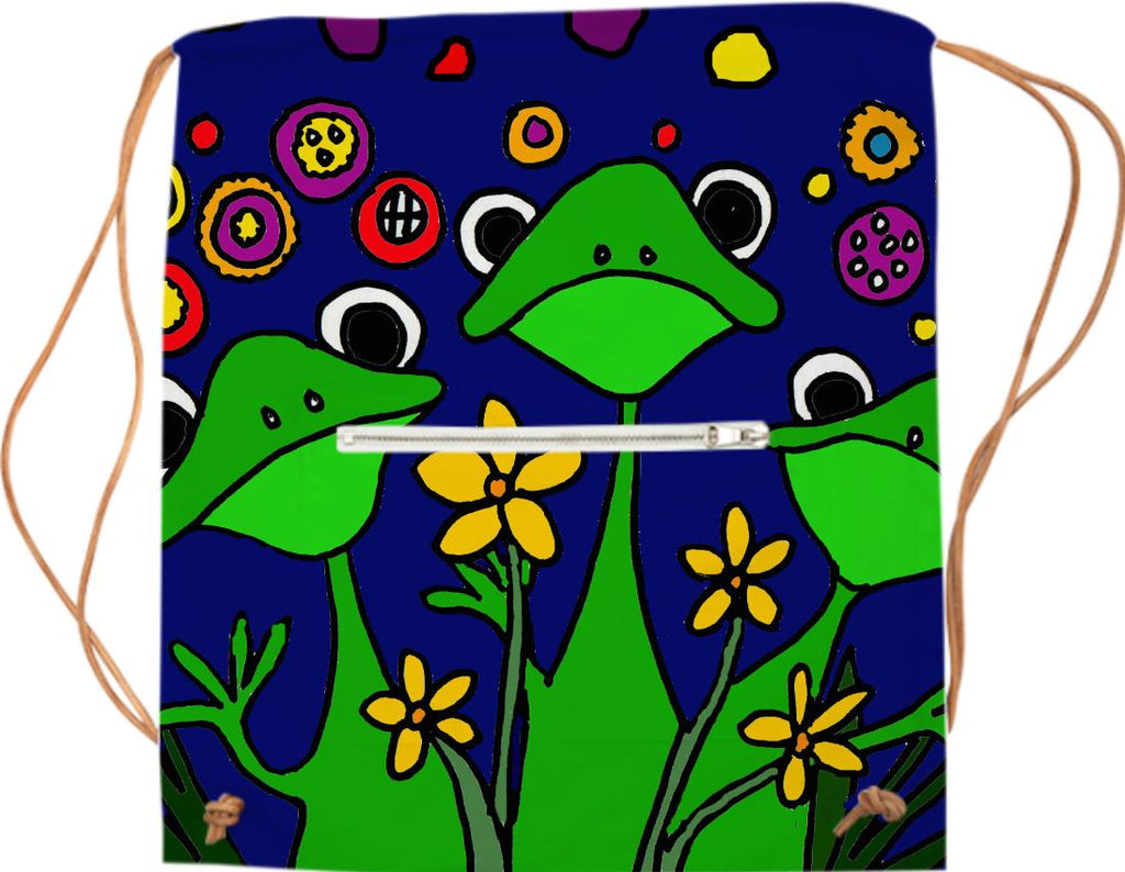 Fun Frogs Pop Art Sports Bag