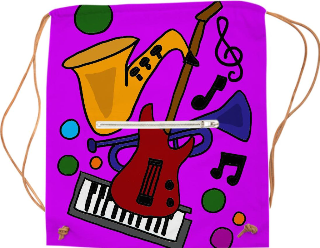 Fun Musical Instruments Party Abstract Sports Bag