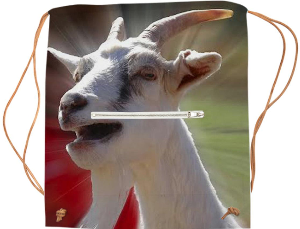 Funny Talking Goat Sports Bag