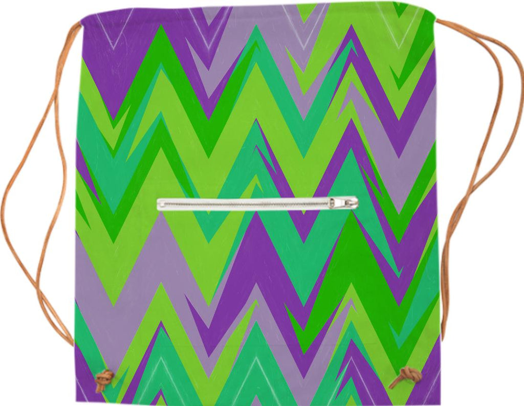 Green purple chevron