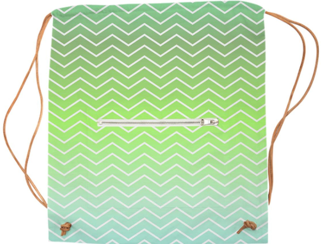 Green zigzag pattern