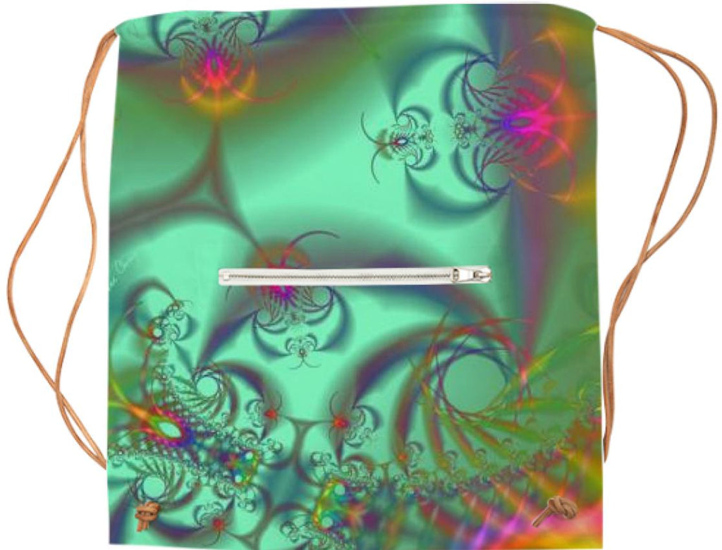 Jeweled Staircase Golden Emerald Kaleidoscope