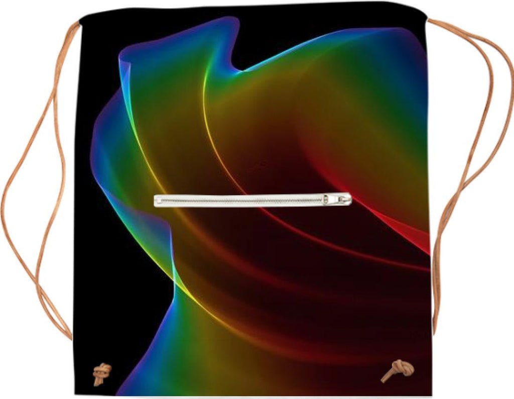 Liquid Rainbow Abstract Fractal Wave of Cosmic Energy