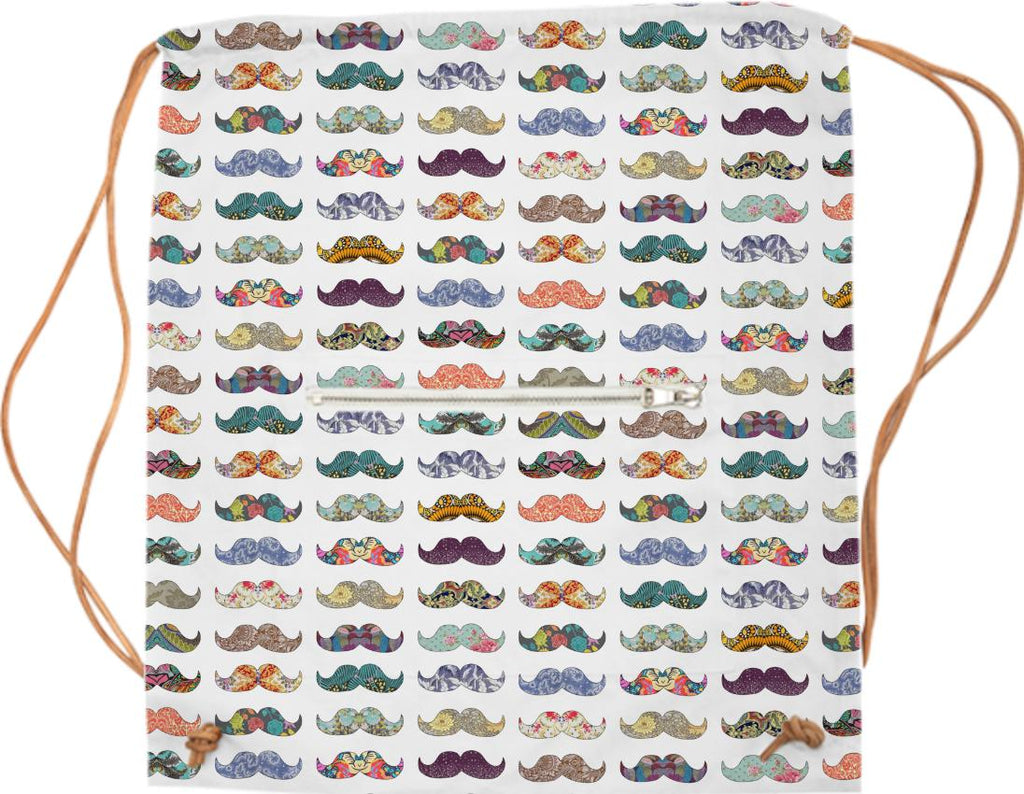 Mustache Mania Sports Bag
