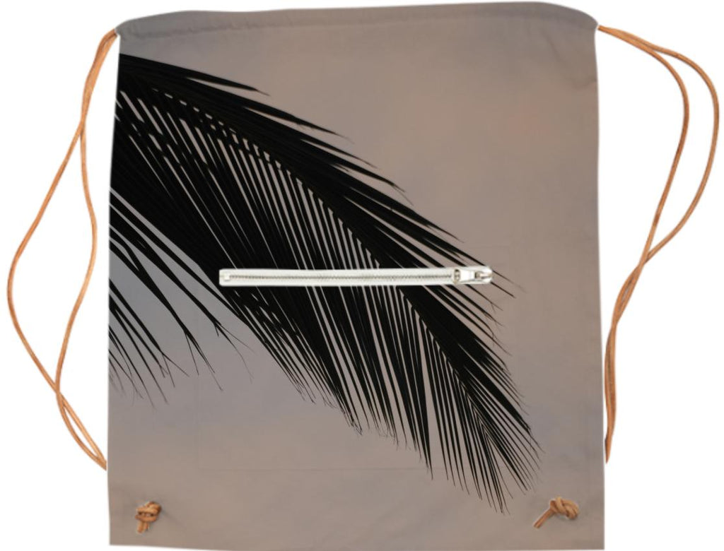 Palm leaf sport bag