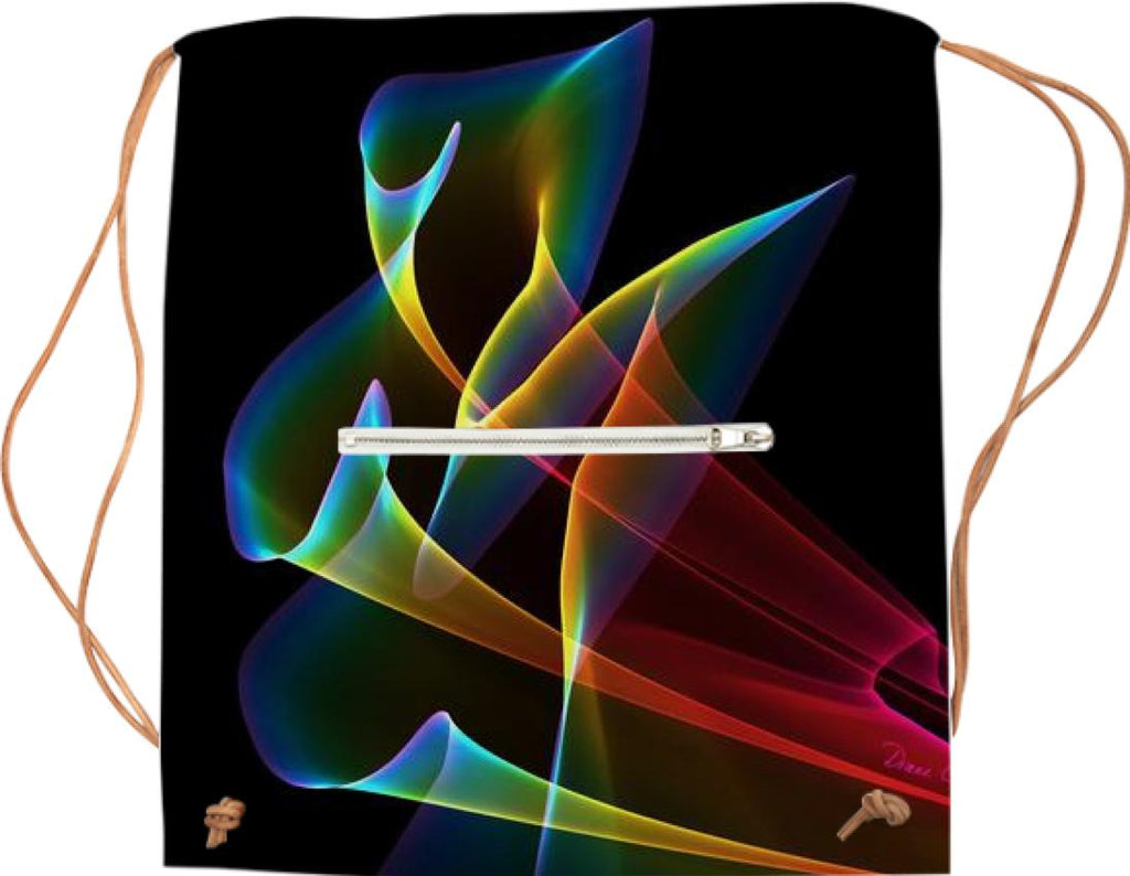 Peacock Symphony Abstract Fractal Rainbow Music