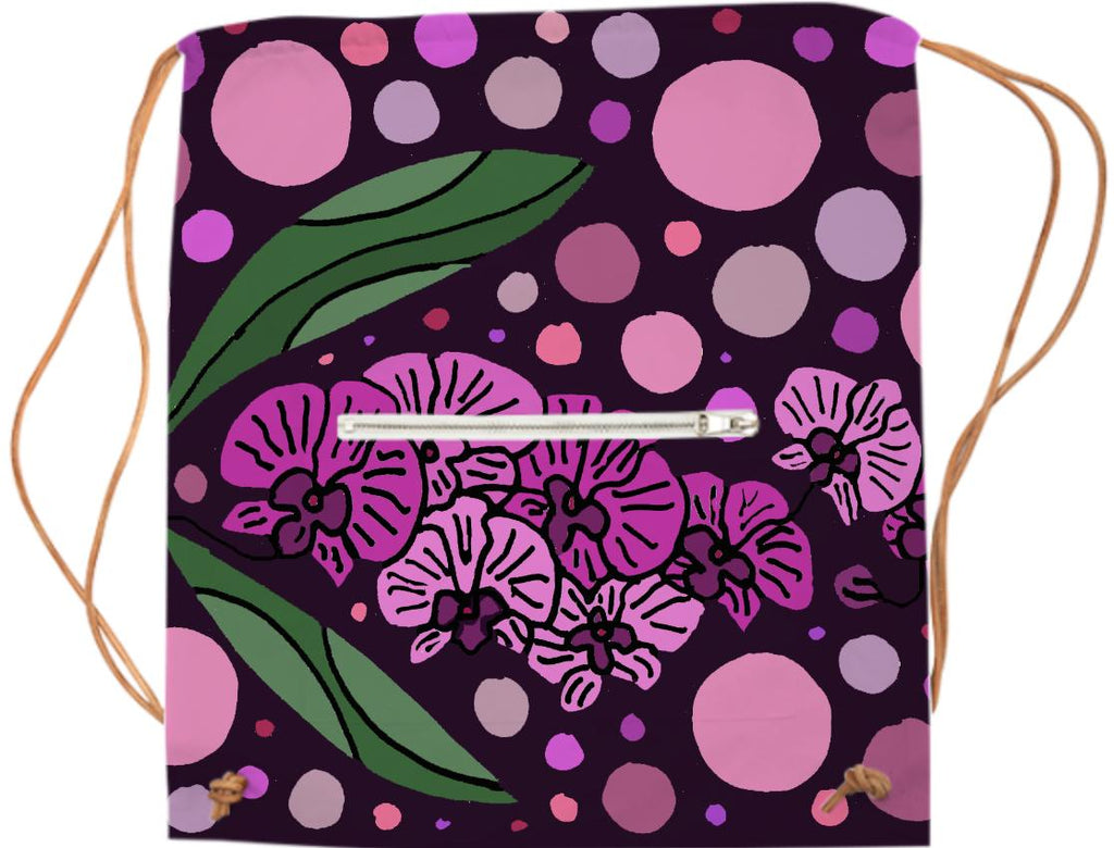 Purple Orchids Flowers Abstract