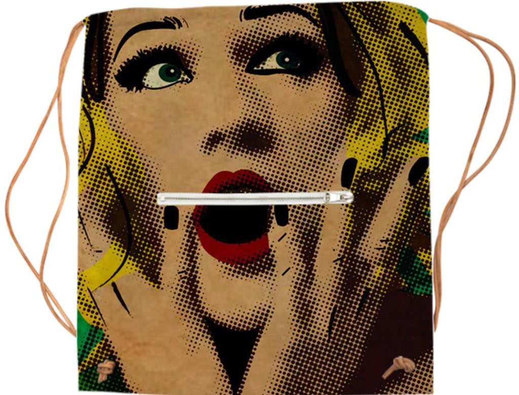 RETRO POP ART SURPRISED WOMAN