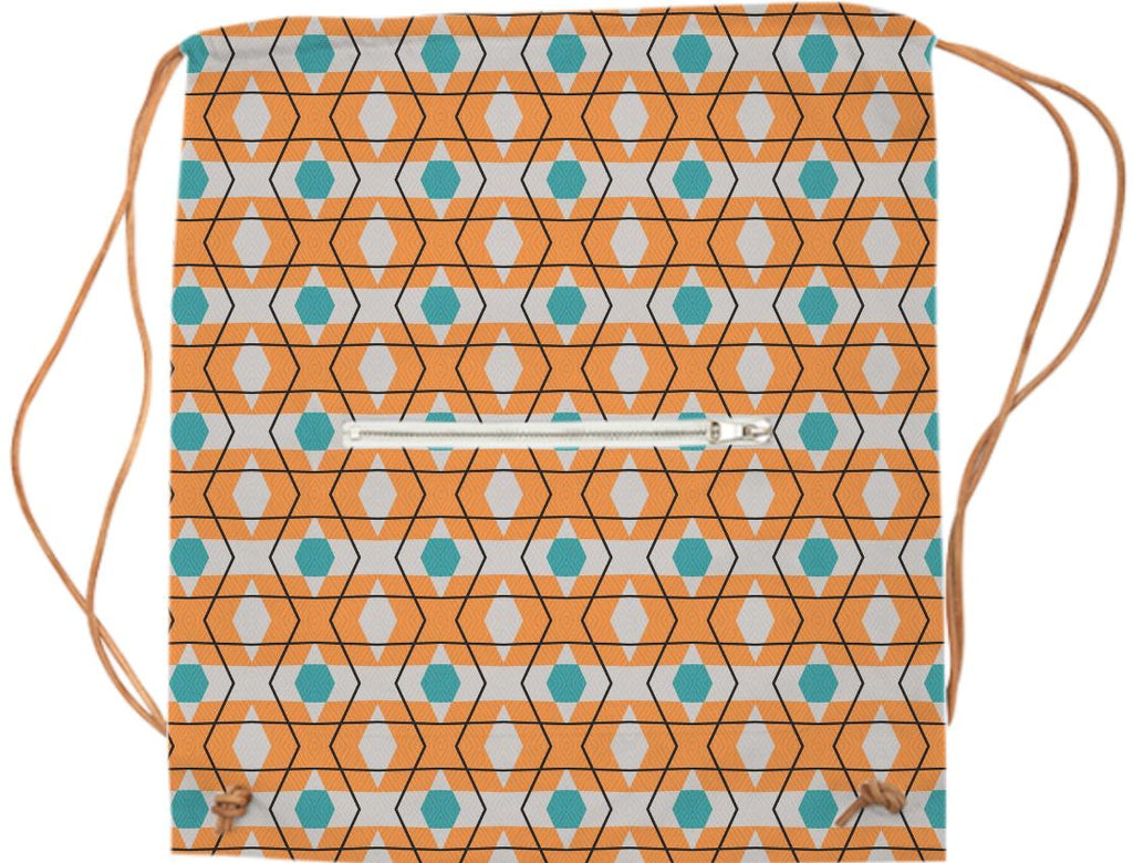 Rhombus and stripes pattern