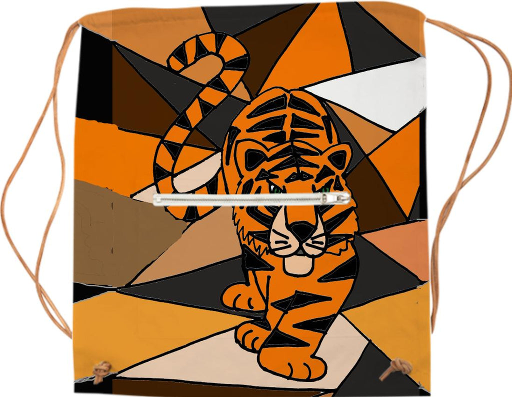 Stalking Tiger Art Sports Bag