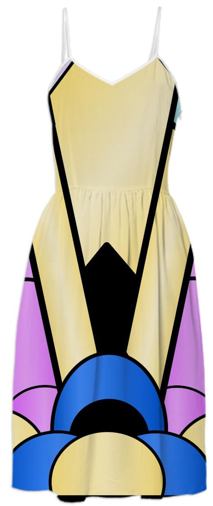 Art Deco Design Summer Dress