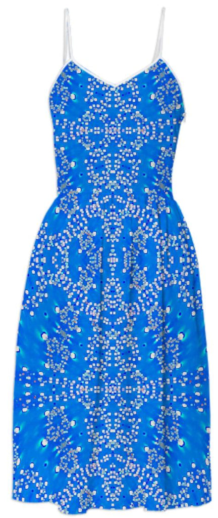 Blue Lights Summer Dress