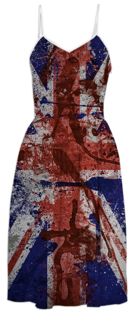 COOL GRUNGE UK FLAG Summer Dress