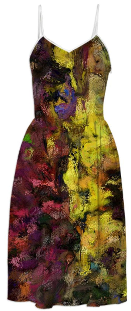 Festive Abstract summer dress