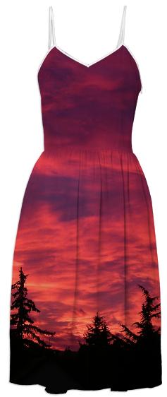 Forest Sunset Dress