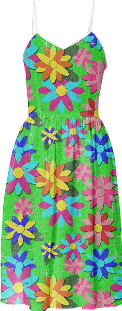 Glitter Garden Summer Dress