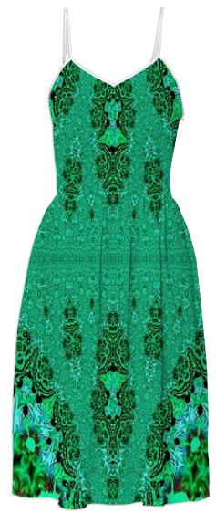 Gorgeous Green Lace Summer Dress