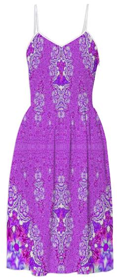 Perfect Purple Lace Summer Dress