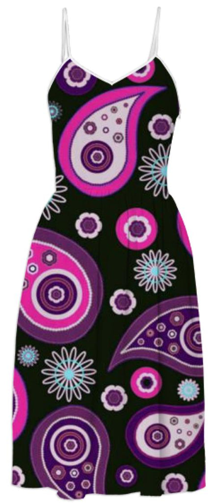 Pink and Purple Paisley