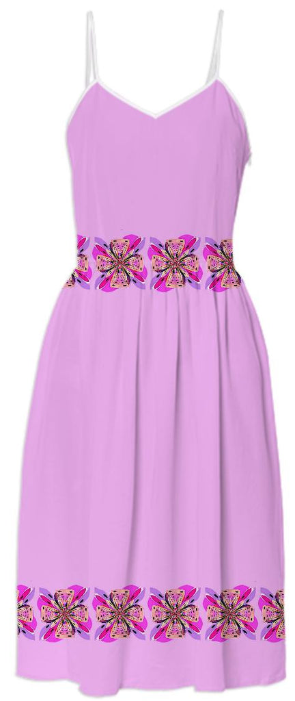 Pink Bows Summer Dress
