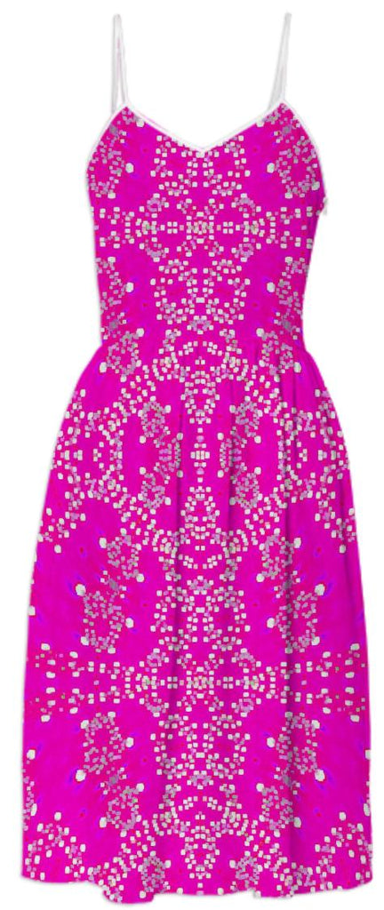 Pink Lights Summer Dress