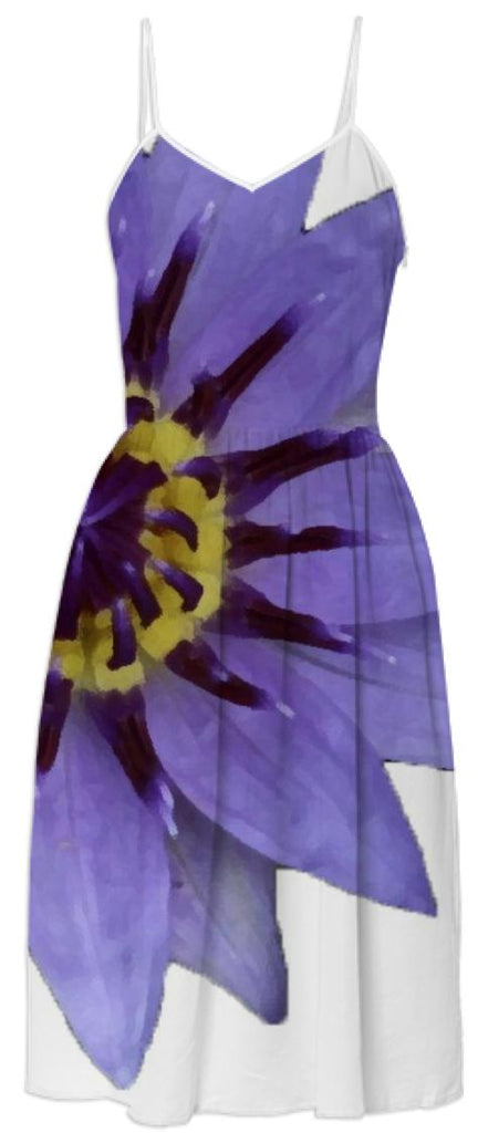 Pruple Water Lily Dress
