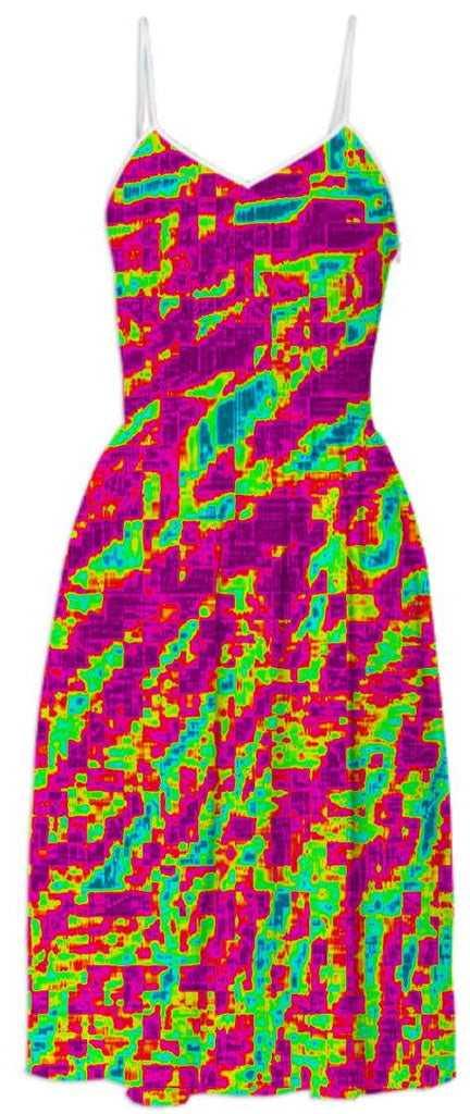 Psychedelic Pixel Dress