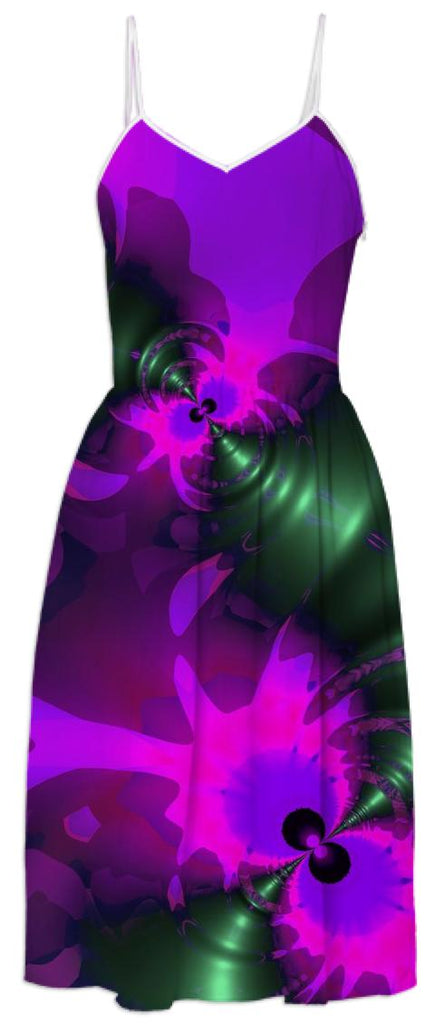 Purple Imp Abstract Fractal Violet and Magenta Ribbons