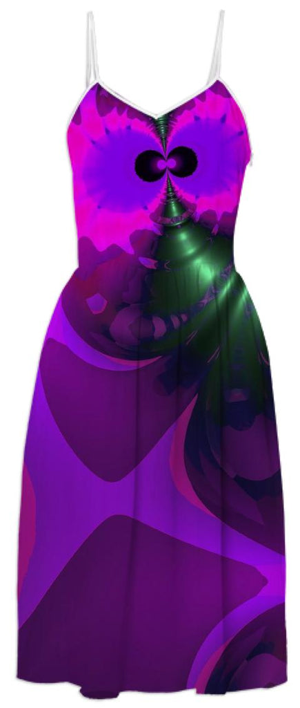 Purple Imp Abstract Fractal Violet and Magenta Ribbons