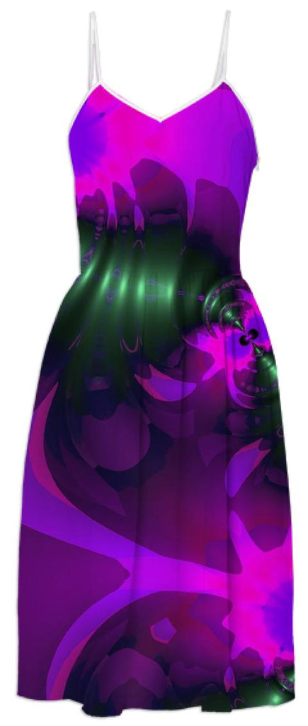 Purple Imp Abstract Fractal Violet and Magenta Ribbons