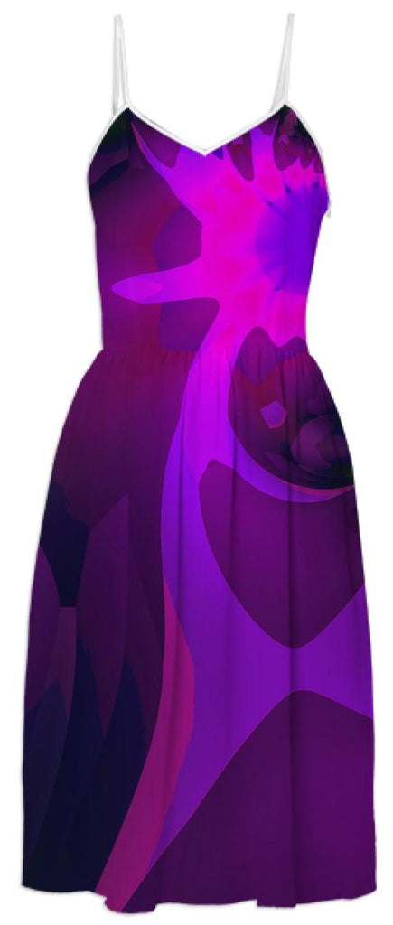 Purple Imp Abstract Fractal Violet and Magenta Ribbons