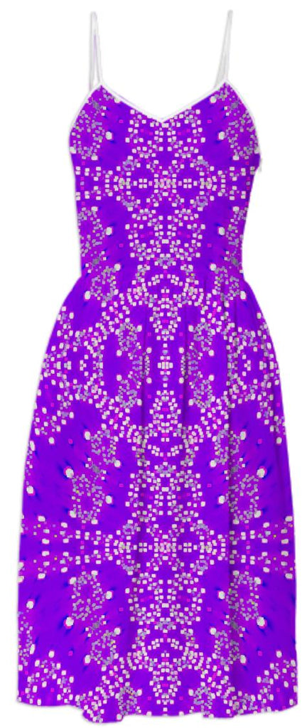 Purple Lights Summer Dress
