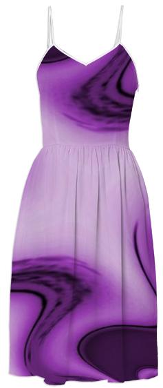 Purple Passion Abstract 2 Summer Dress