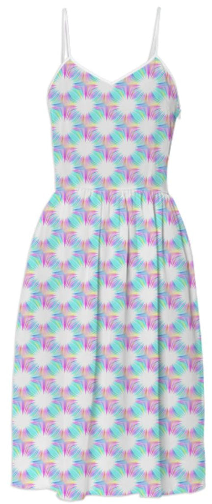 Rainbow Rays Summer Dress